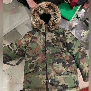 Polo ralph lauren camo parka jacket